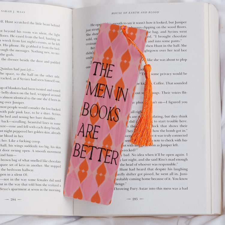The Men in Books are Better Bookmark