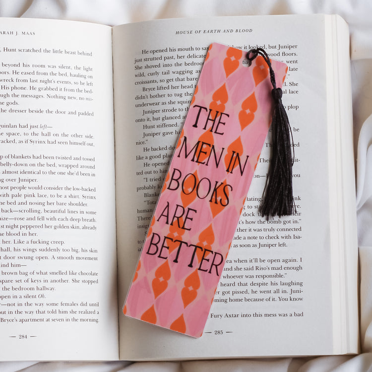 The Men in Books are Better Bookmark
