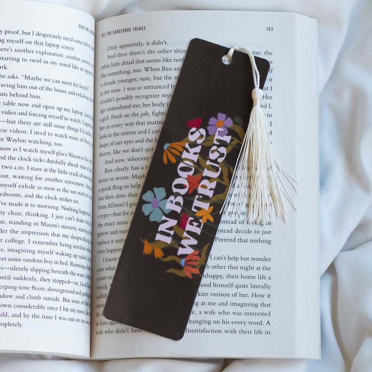 In Books We Trust Bookmark