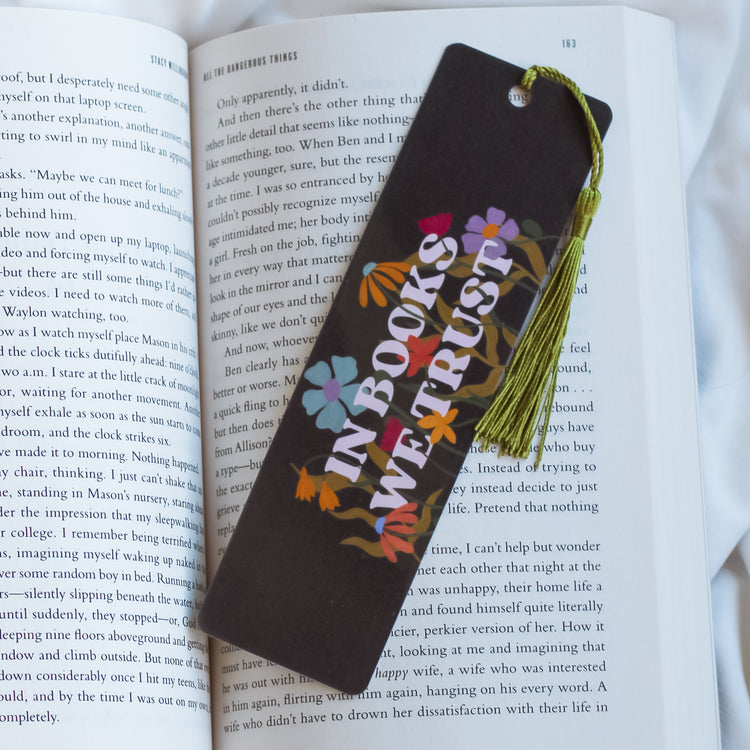 In Books We Trust Bookmark