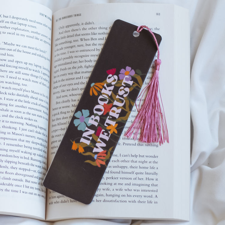 In Books We Trust Bookmark
