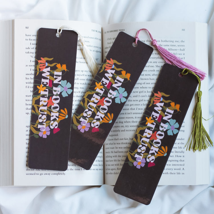 In Books We Trust Bookmark