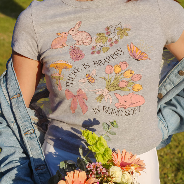 Bravery in Being Soft Baby Tee