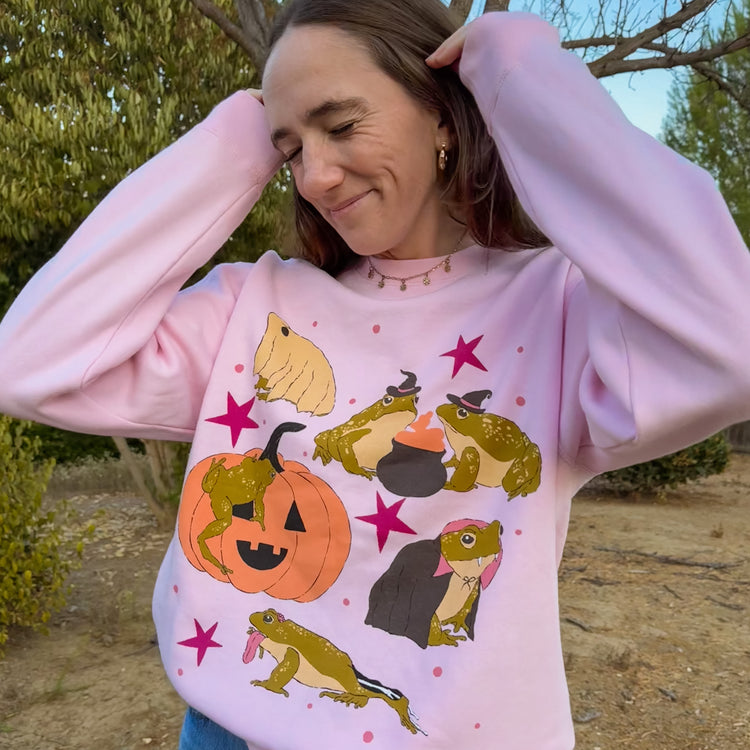 Toad-ally Spooky Crewneck