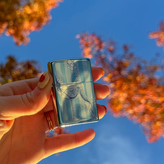 Mermaids Smoke Seaweed Refillable Lighter