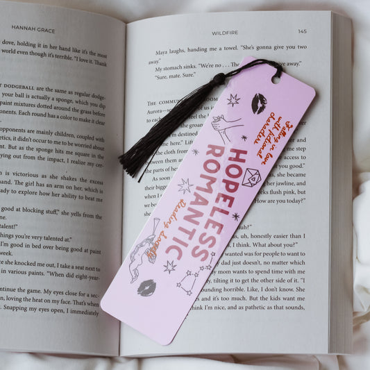 Hopeless Romantic Bookmark