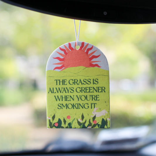 The Grass is Greener Air Freshener