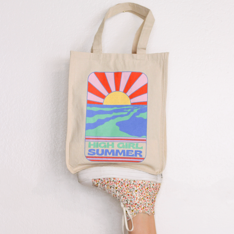 High Girl Summer Tote Bag