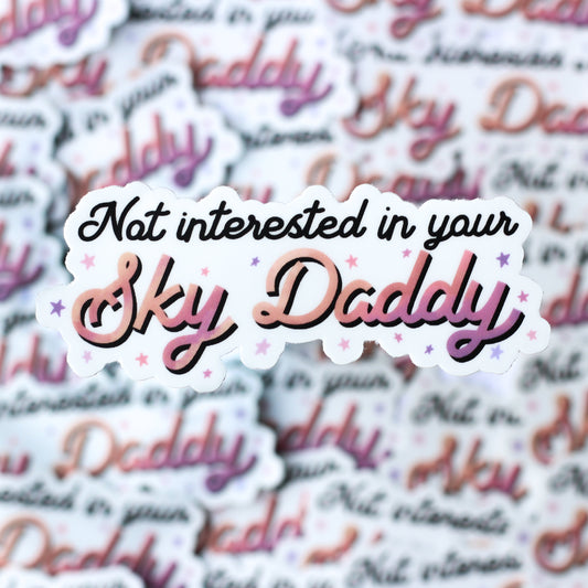 Sky Daddy Sticker